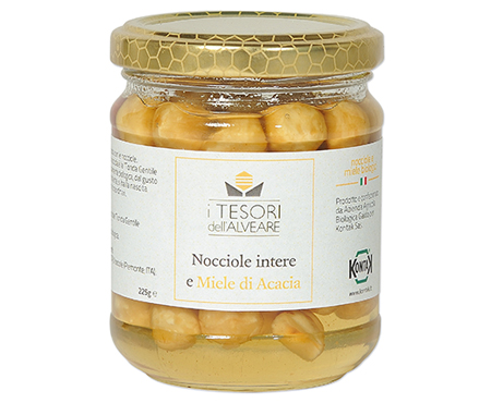 Nocciole sotto miele BIO I Tesori dell'Alveare Nocciole sotto miele BIO I Tesori dell'Alveare