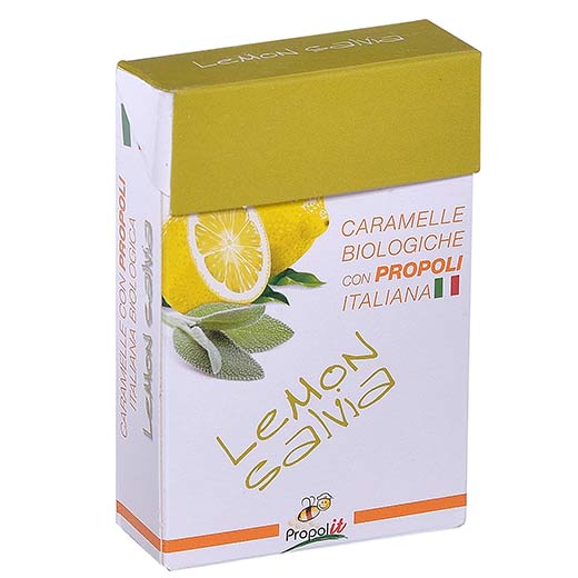 Caramelle biologiche Limone e Salvia