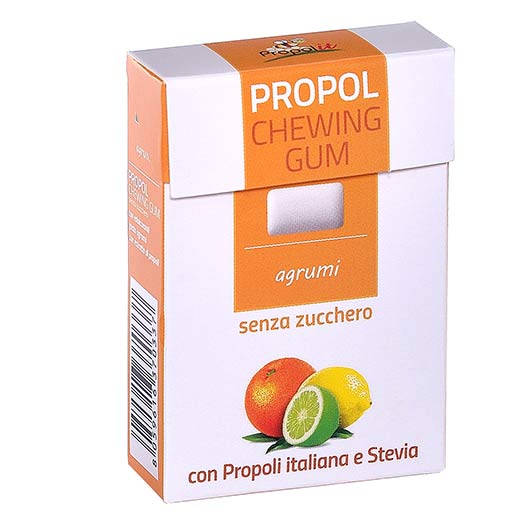 Chewing gum senza zuccheri PROPOLGUM Italiano